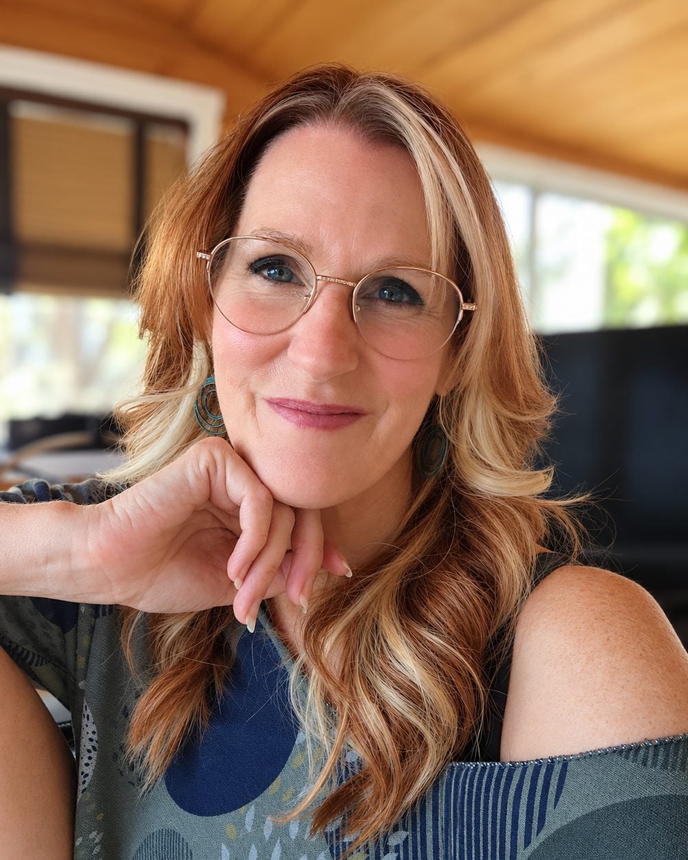 Steff Farrar, animation instructor and founder of SlowLine Art Room, in her studio